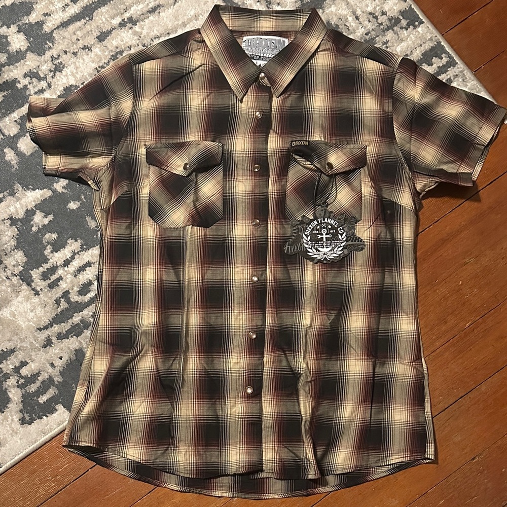 DIXXON Whittier Blvd Bamboo Shirt Women’s Size Large